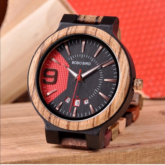 Mens Luxury Natural Colorful Wooden Watch (BRAND NEW) - Picture 6 of 8